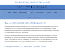 Tablet Screenshot of envelopeequipmentexchange.com